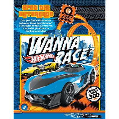 Hot Wheels Activity Book with Stickers