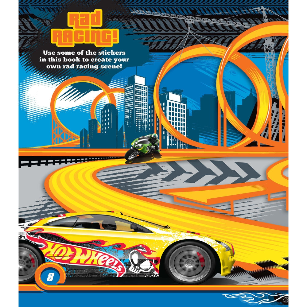 Hot Wheels Activity Book with Stickers