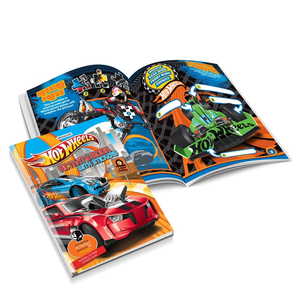 Hot Wheels Colouring and Activity Books Pack ( A Pack of 4 Books)