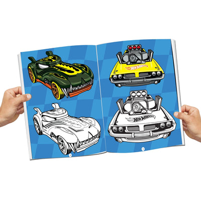 Hot Wheels Colouring and Activity Books Pack ( A Pack of 4 Books)