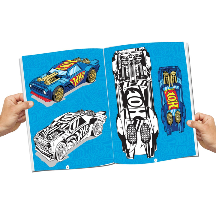 Hot Wheels Colouring and Activity Books Pack ( A Pack of 4 Books)