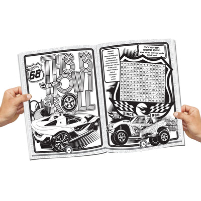 Hot Wheels Colouring and Activity Books Pack ( A Pack of 4 Books)