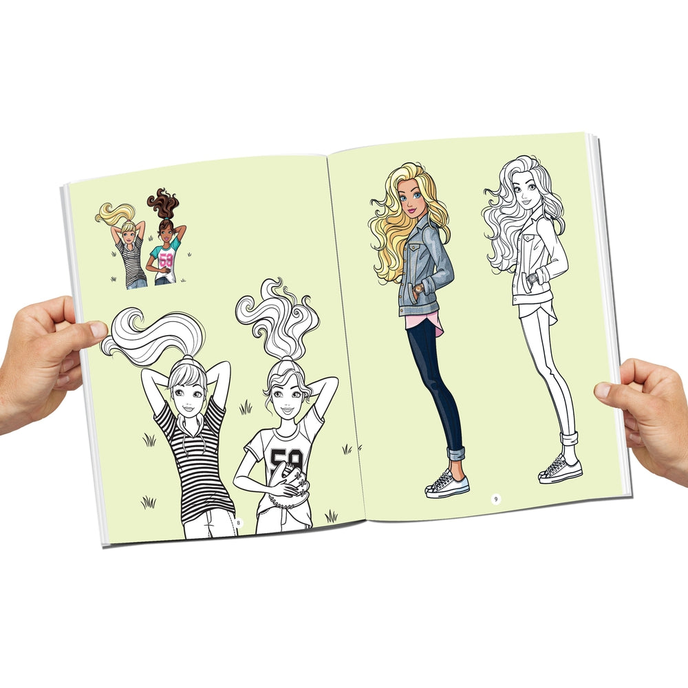 Dreamland Publications Barbie Copy Colouring Books Pack (A Pack of 6 Books)