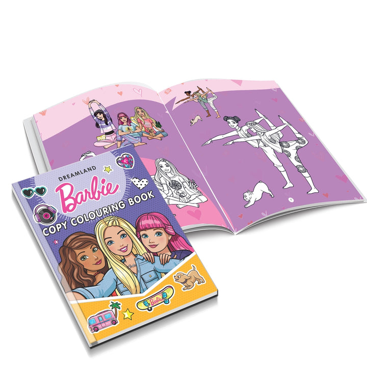 Dreamland Publications Barbie Copy Colouring Books Pack (A Pack of 6 Books)