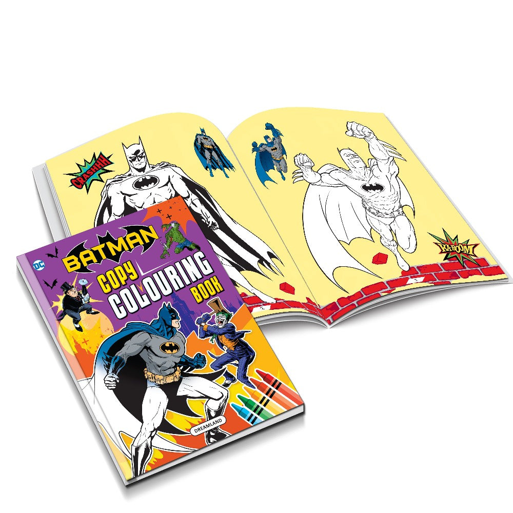 Batman Copy Colouring and Activity Books Pack (A Pack of 5 Books)