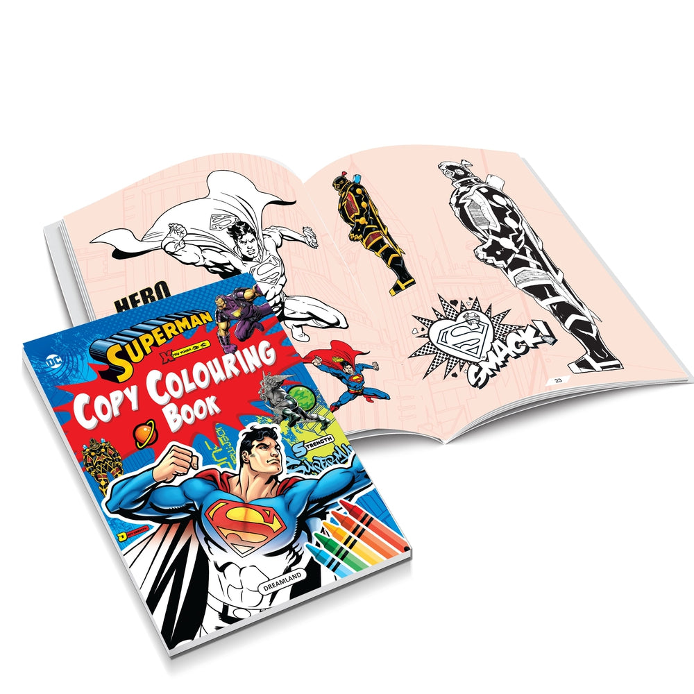 Superman Copy Colouring and Activity Books Pack (A Pack of 5 Books)