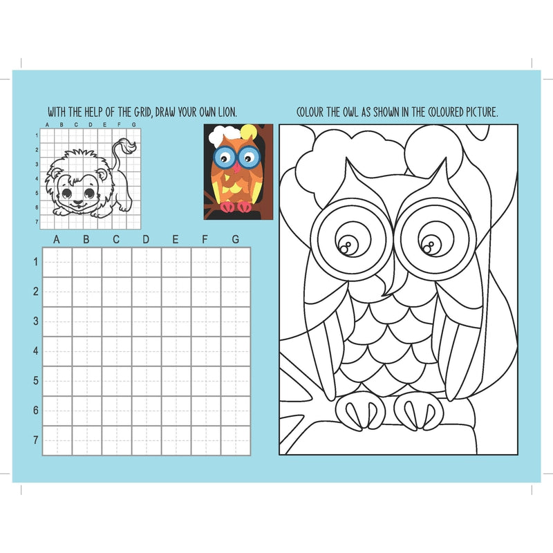 Fun with Animals Activity & Colouring : Children Interactive & Activity Book