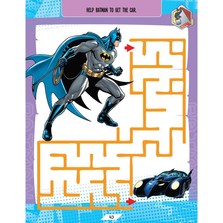 Batman Activity and Colouring Book