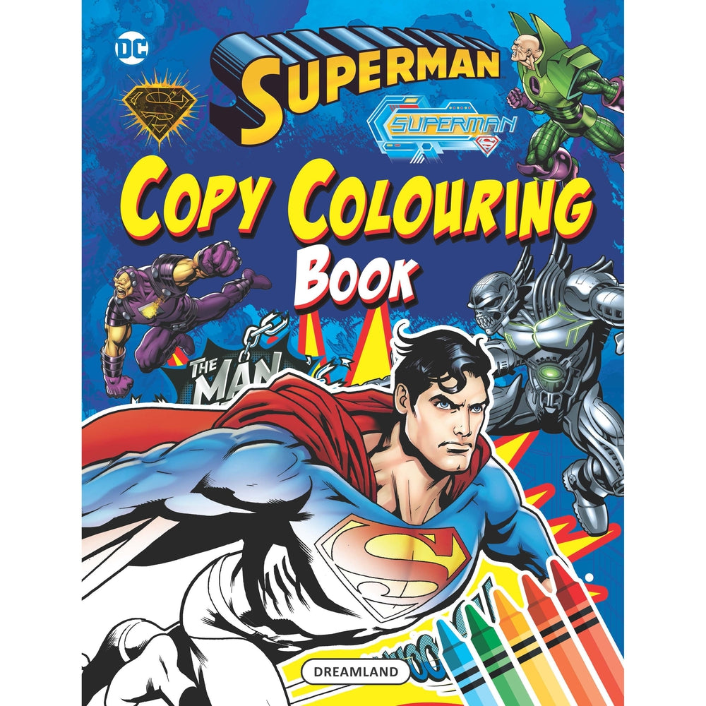 Superman Copy Colouring Book