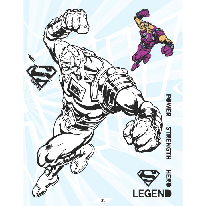 Superman Copy Colouring Book