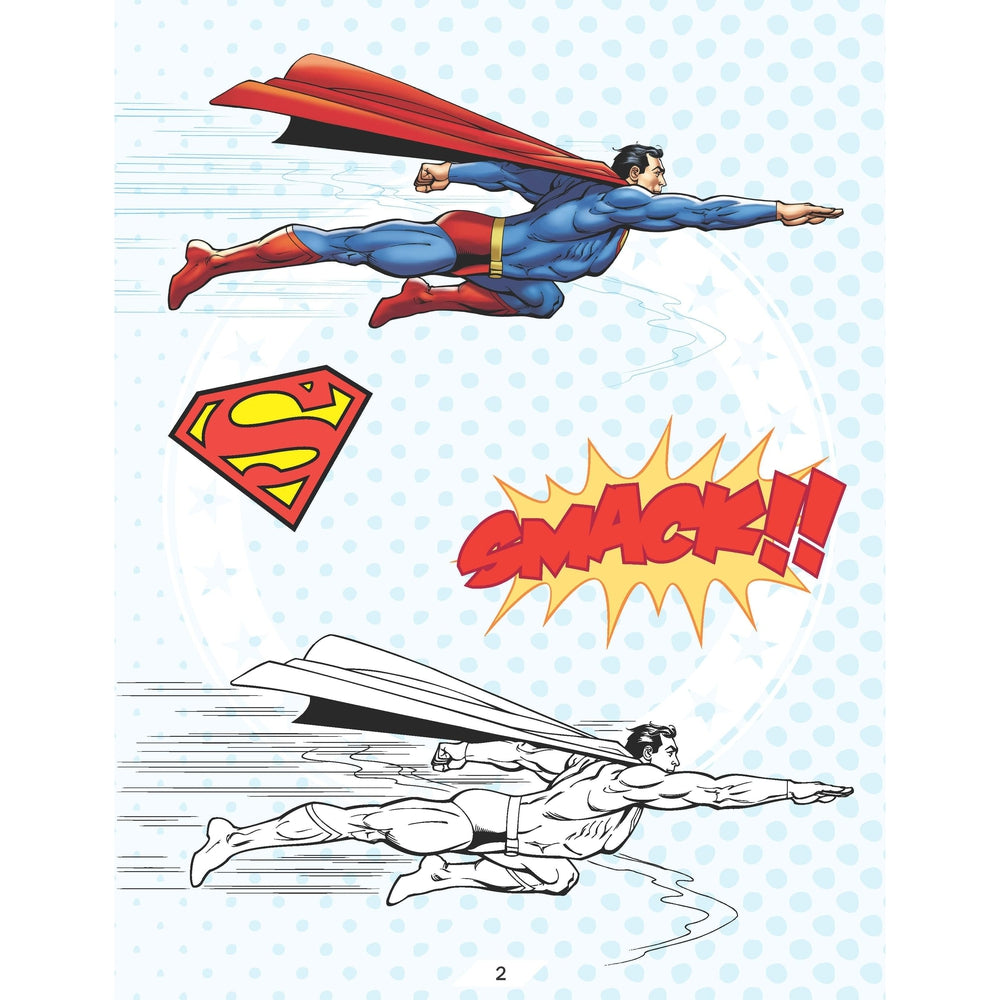 Superman Copy Colouring Book