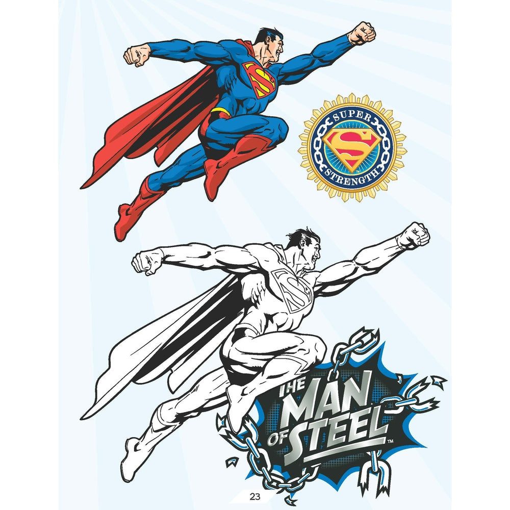 Superman Copy Colouring Book