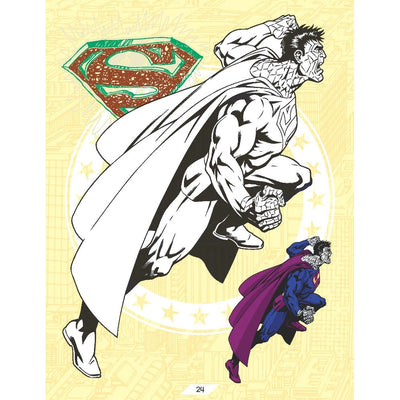 Superman Copy Colouring Book