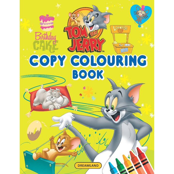 Tom and Jerry Copy Colouring Book