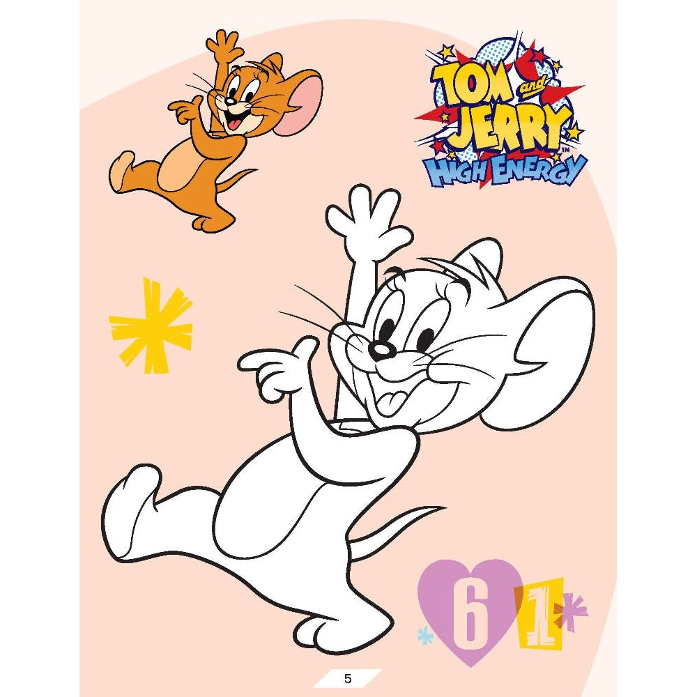 Tom and Jerry Copy Colouring Book