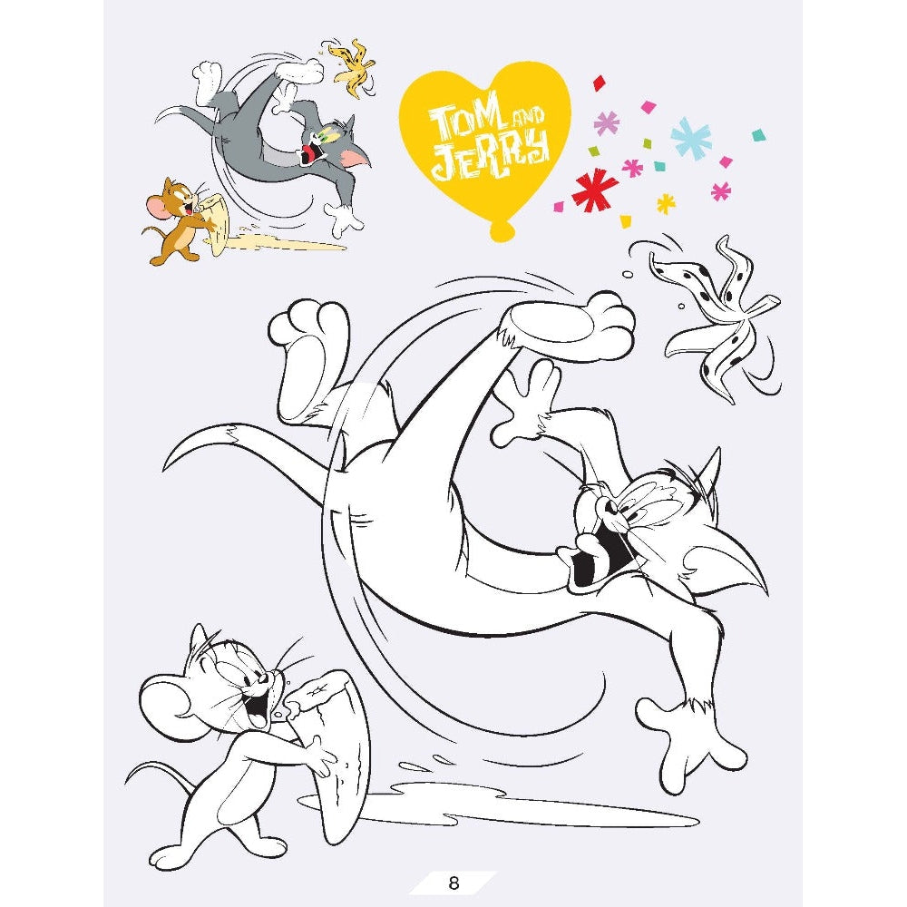 Tom and Jerry Copy Colouring Book