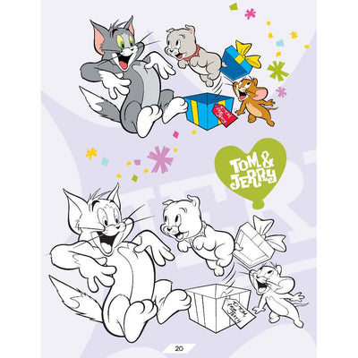 Tom and Jerry Copy Colouring Book