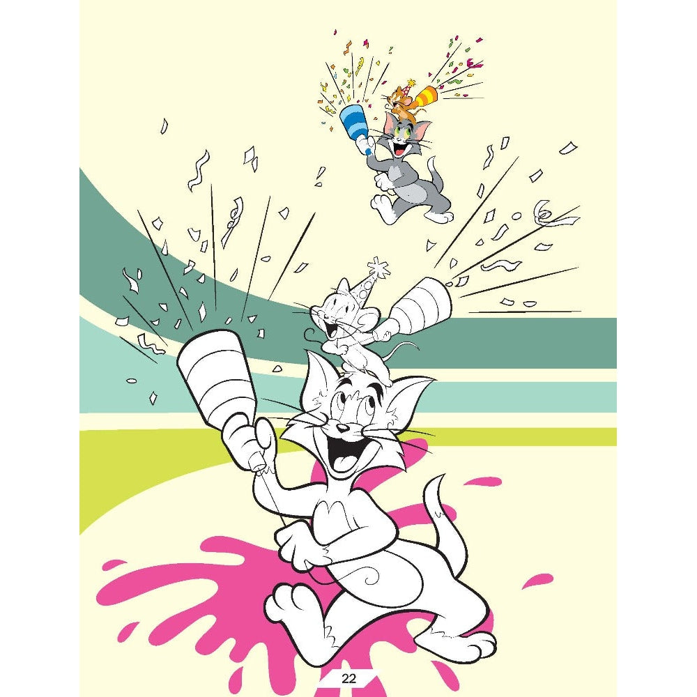 Tom and Jerry Copy Colouring Book