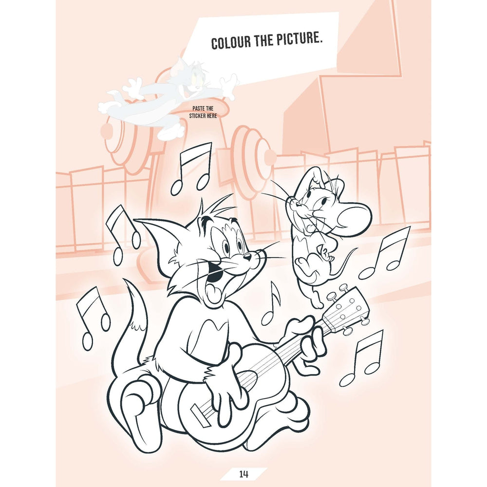 Tom and Jerry Activity and Colouring Book