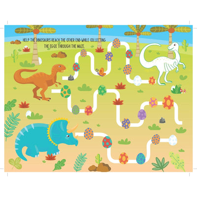 Fun with Dinosaur Activity & Colouring : Children Interactive & Activity  Book