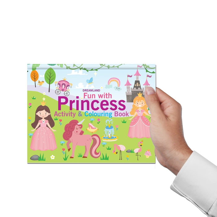 Fun with Princess Activity & Colouring : Children Interactive & Activity Book