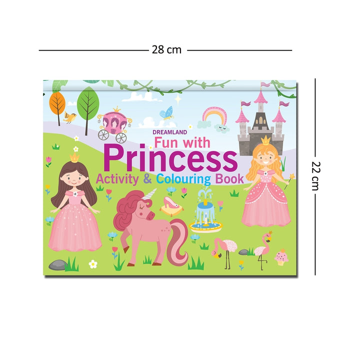 Fun with Princess Activity & Colouring : Children Interactive & Activity Book