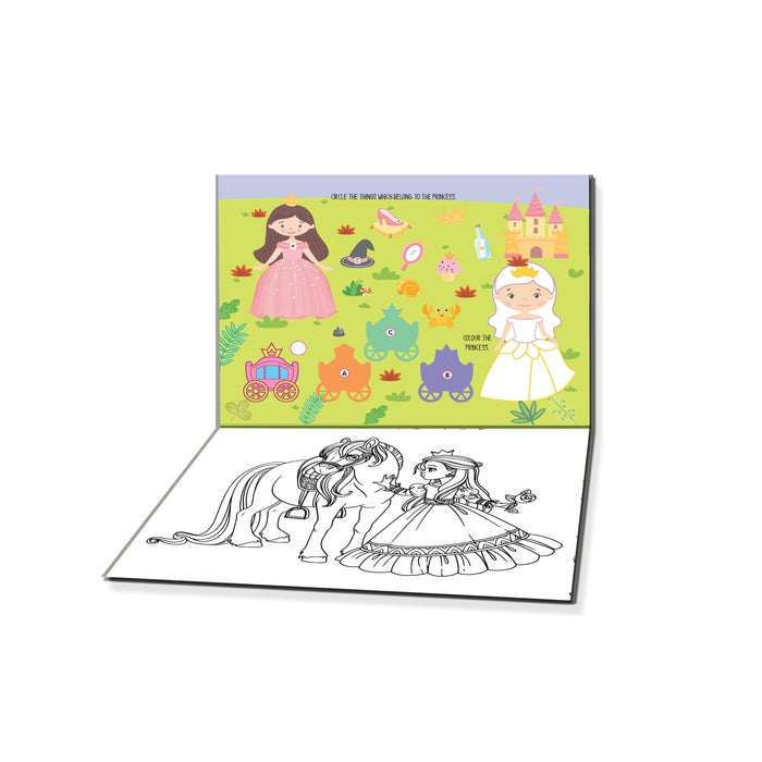 Fun with Princess Activity & Colouring : Children Interactive & Activity Book