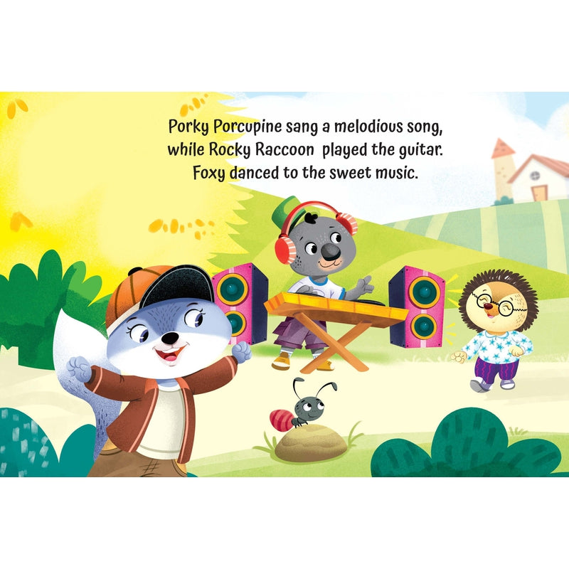 A Music Party on the Bus- A Shaped Board Book with Wheels : Children Picture Board Book