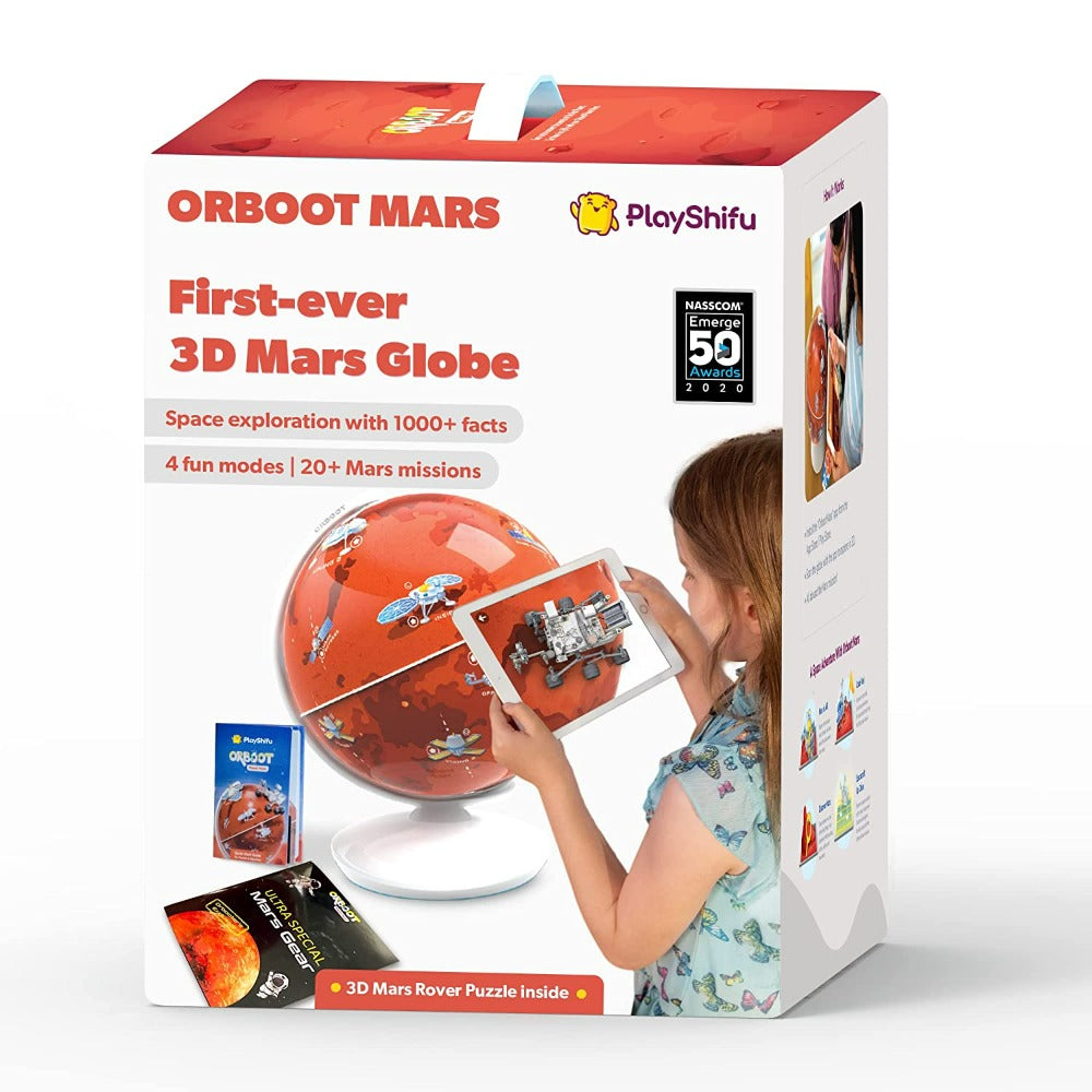 Orboot Mars - Interactive AR Globe, Space Adventure & Mars Research (STEM Toy & Gift)