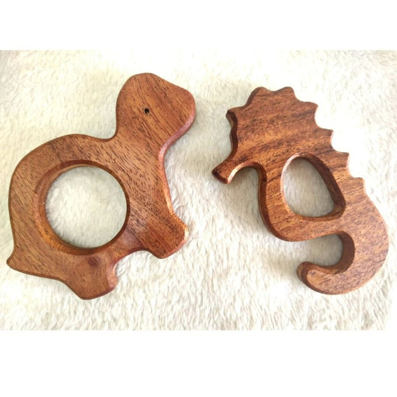 Neem Teether (Seahorse & Turtle)