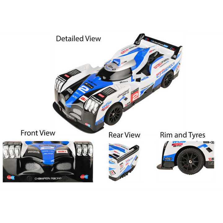 Auto Racing Car (1:14) Blue For Children