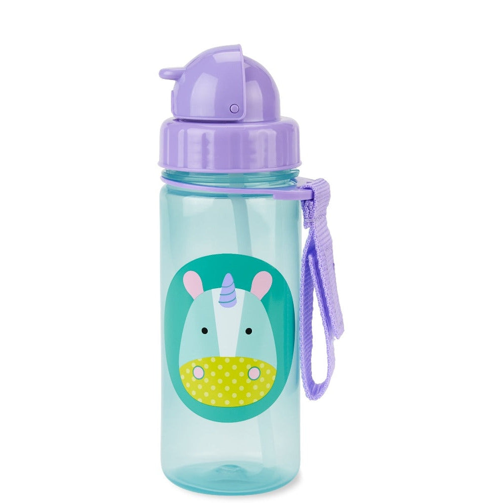 Zoo Straw Bottle Pp-Unicorn