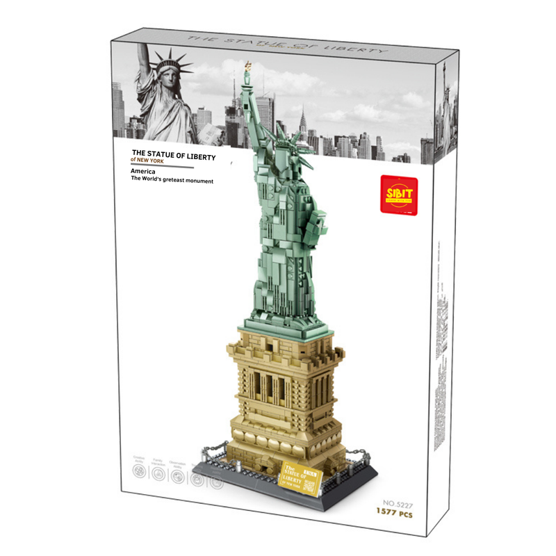 Statue of Liberty Model Building Block Set (1577 Pieces)