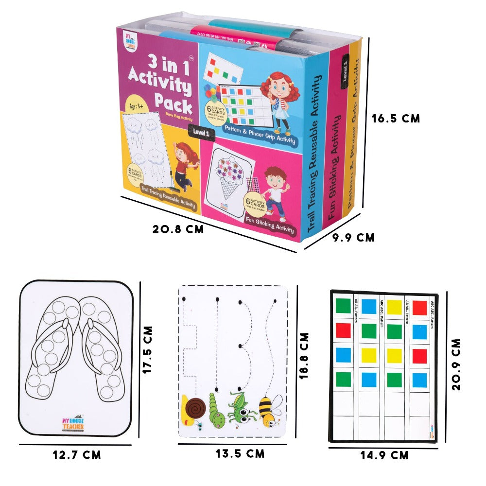 3 in 1 Activity Bundle Set 1 for babies and toddlers