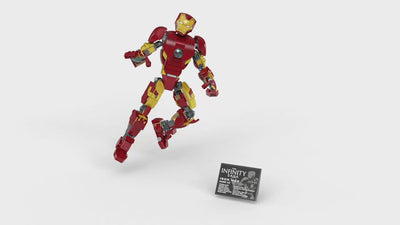 LEGO Iron Man Figure V29  Construction Blocks Set (Battery Operated) (76206)