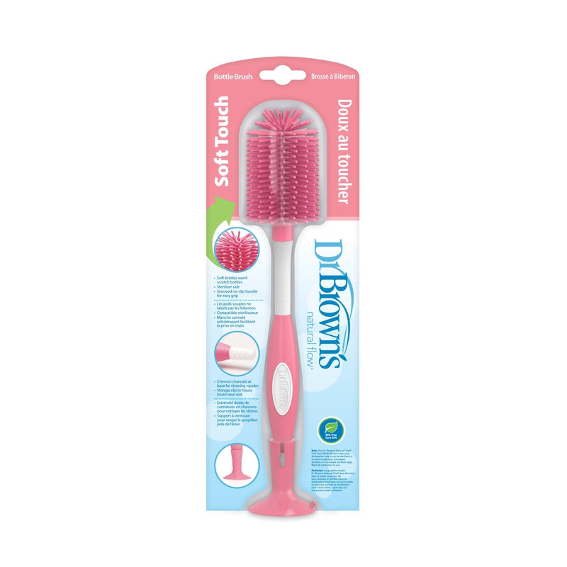 Feeding & Weaning Accessory Soft Touch Bottle Brush (Pink)