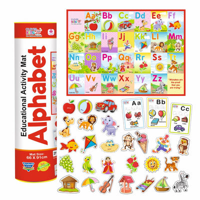 Alphabet Activity Mat (Educational Activity Map with Alphabets)