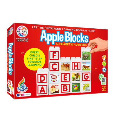 Apple Block Alphabet and Numbers