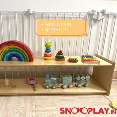 Montessori Toddler Low Wooden Shelf