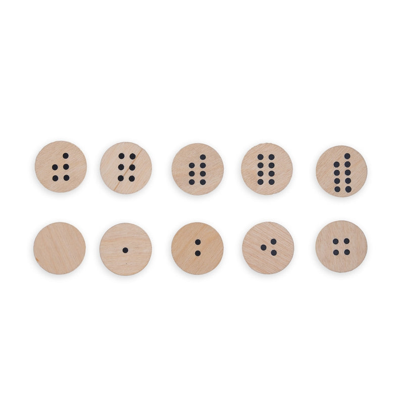 Wooden Number Coins (5-7 Years)