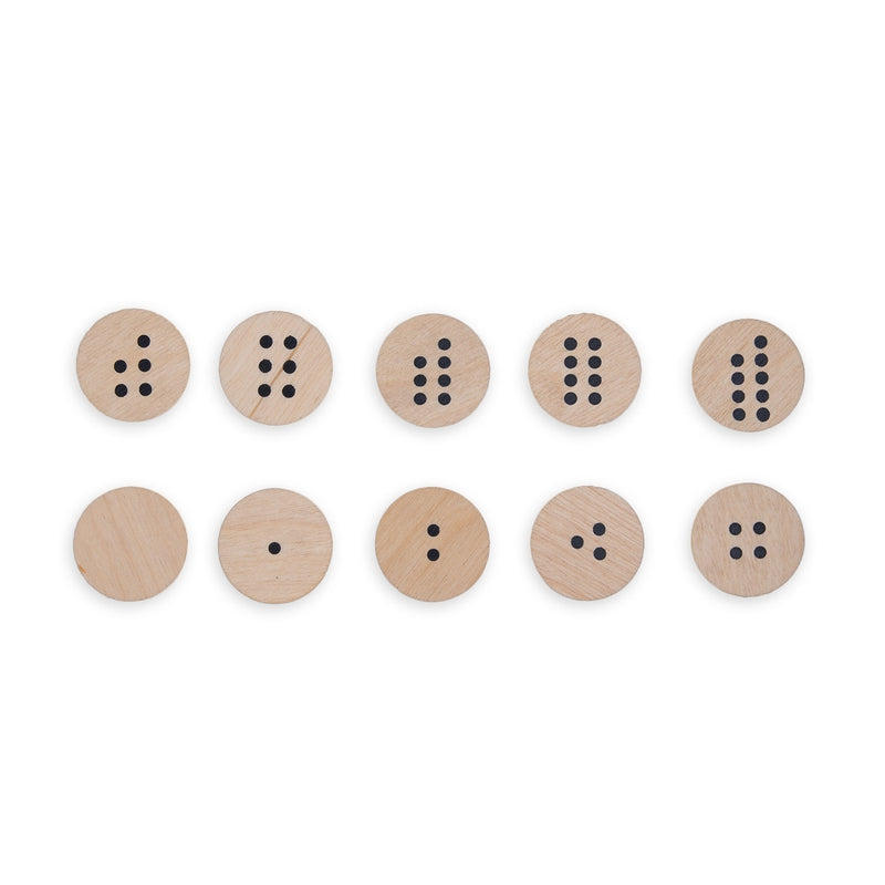 Number Coins (Wooden Number Coins)