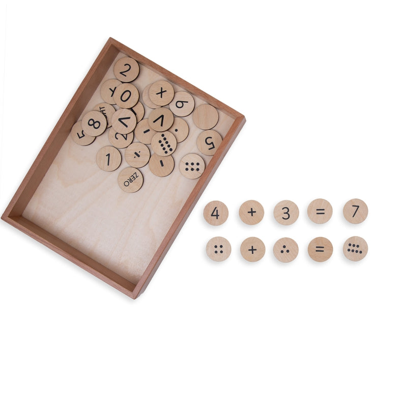 Wooden Number Coins (5-7 Years)