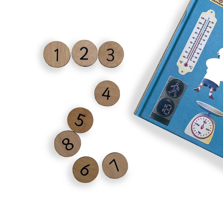 Wooden Number Coins (5-7 Years)