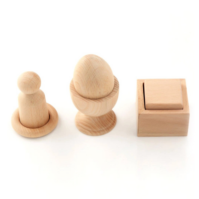 Wooden Montessori First Puzzle Set