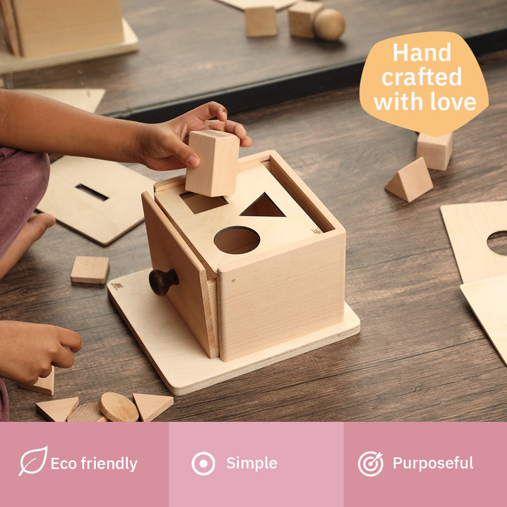 Permanance Box - Wooden Blocks Set (6-12 Months)