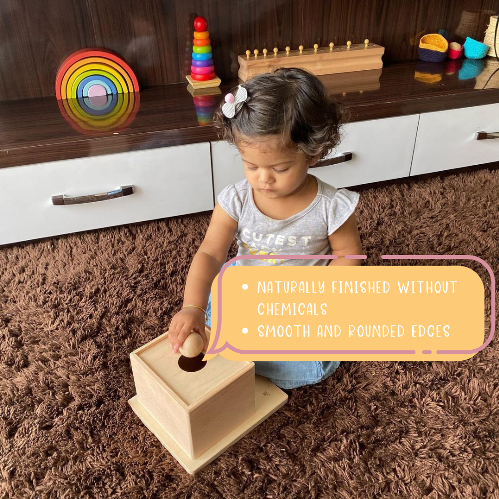 Permanance Box - Wooden Blocks Set (6-12 Months)