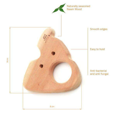 Vegetable shaped Wooden Teethers