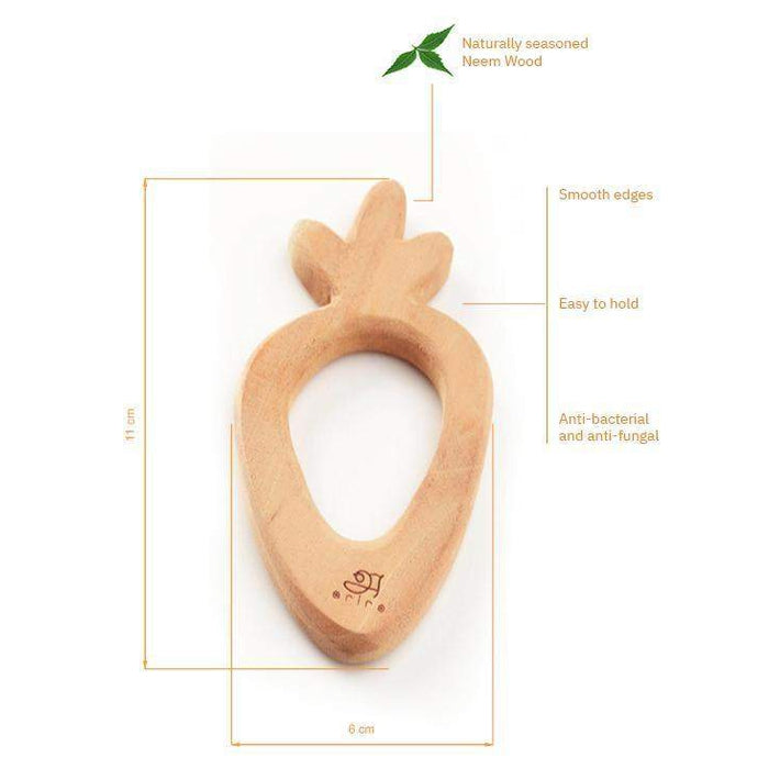 Vegetable shaped Wooden Teethers