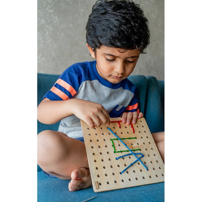 Children's Sewing/Lacing Board