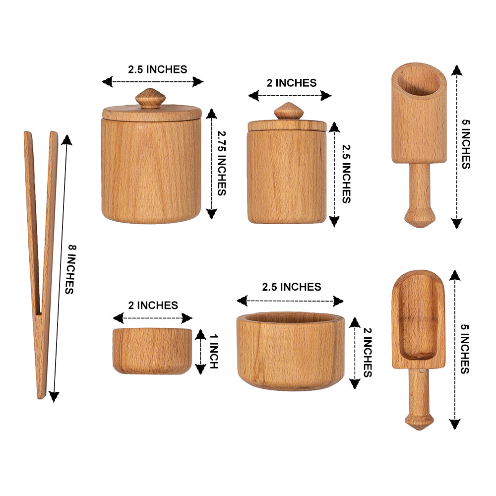 Wooden Sensory Play Tools